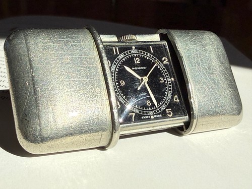 Movado ermeto art deco travel - ermeto,