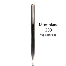 Orig 1960-1975 Montblanc Nº 380 Kugelschreiber Neu Poliert Geschenkset Ballpoint
