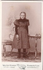 CDV - Mädchenportrait -