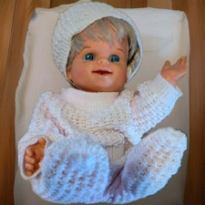 Kullertränchen Funktionspuppe, 32 Cm, Vintage, 80er Jahre