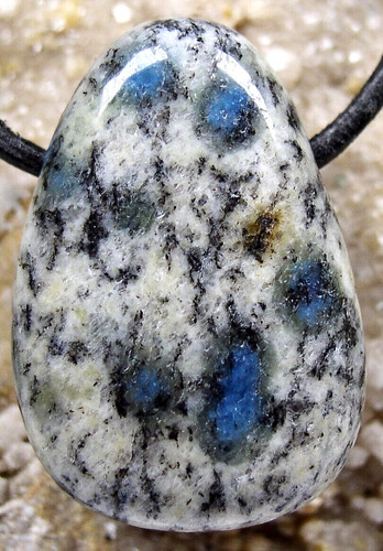 Azurit granit anhänger mit - granit,