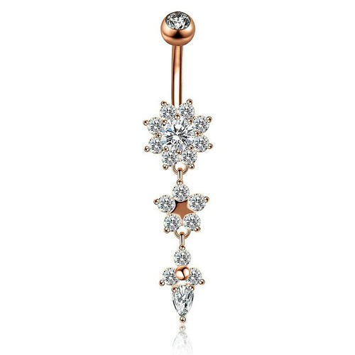 Bauchnabelpiercing gold - bauchnabelpiercing, /
