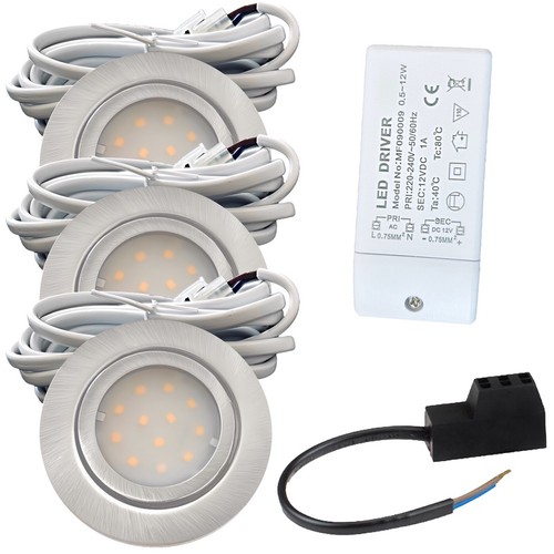 Led möbel einbaustrahler 12v - led,