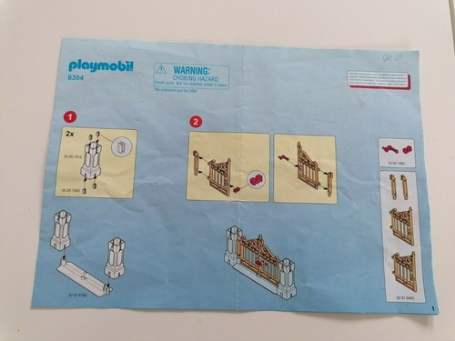 Playmobil 6304 nur bauplan - 6304,