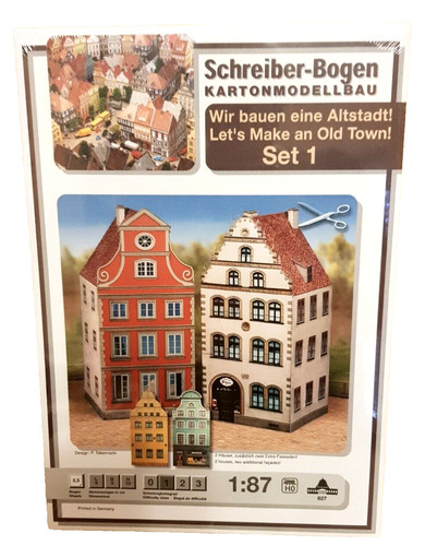 Kartonmodellbau altstadt set - +,