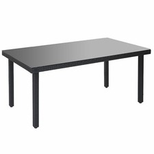 Poly-Rattan Gartentisch