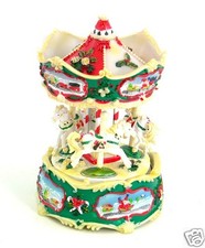 SUPER  SÜSS**KARUSSELL SPIELUHR SPIELDOSE mit Melodie Joy to the World ***MB1075