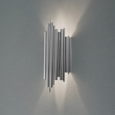 Wandleuchte Reis chrom Metall