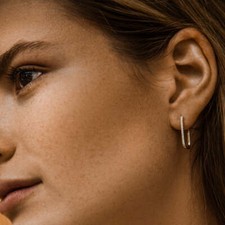 Gold 585 14K Diamond Earrings