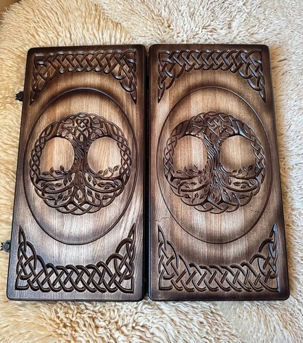 Backgammon lebensbaum groß - -,