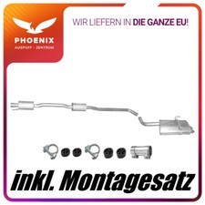 für Rover 75 2.0 2.5 V6 (99-05) Stufenheck Mittel+Endschalldämpfer Auspuffanlage