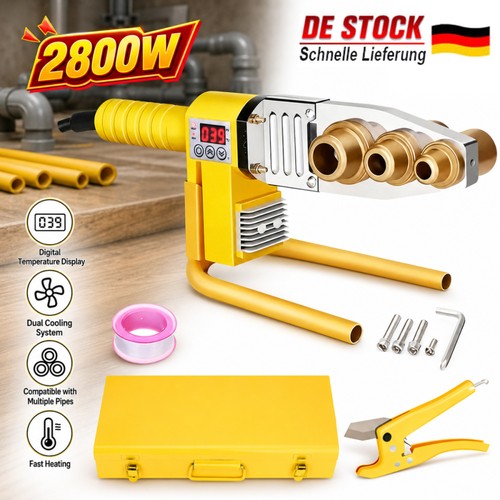 2800w rohrschweißgerät pe - pp,
