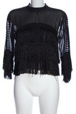 FLAMANT ROSE Schlupf-Bluse Damen Bluse Gr. DE 38 schwarz Elegant