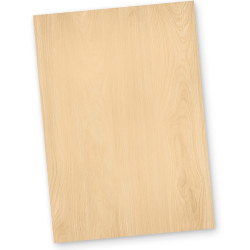 Briefpapier holz maserung 100 - holz,