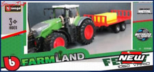 Bburago Fendt 1050 Vario Traktor + Ballenanhänger 10CM