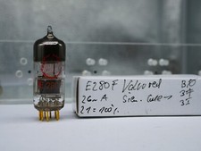 1x  Siemens E280F Munich Code Tripple Mica Valvo Logo Gold Pin 7722 Röhre Tube