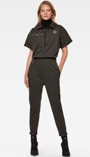 G-Star, Damen, Jumpsuit, Straight Overall, Utility jumpsuit funnel, Grün, M