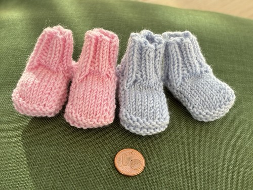 Paar miniatur babyschuhe - paar,