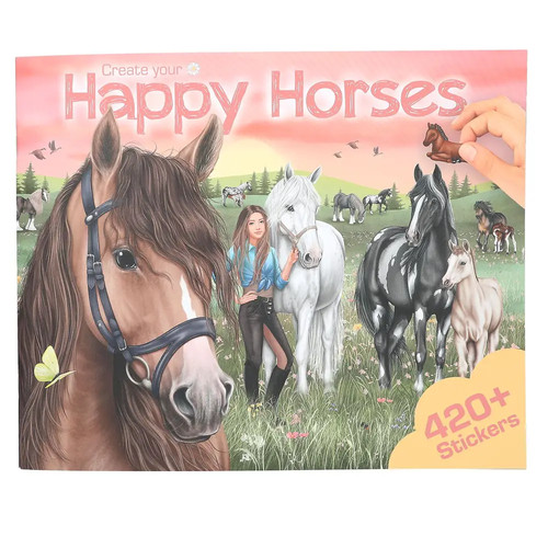 Create your happy - happy, horses