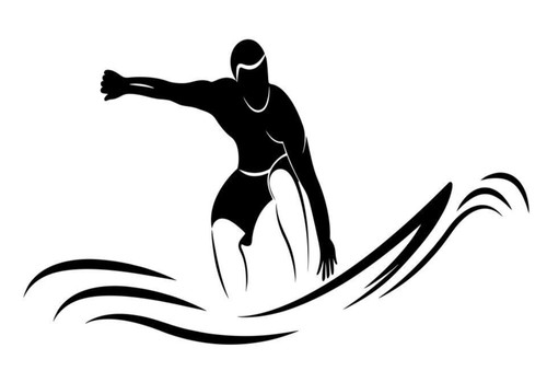 Auto aufkleber surfer - aufkleber,