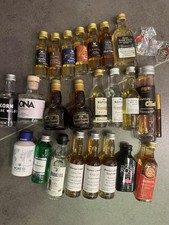 Miniaturen Spirituosen Sammlung Whisky Rum Gin