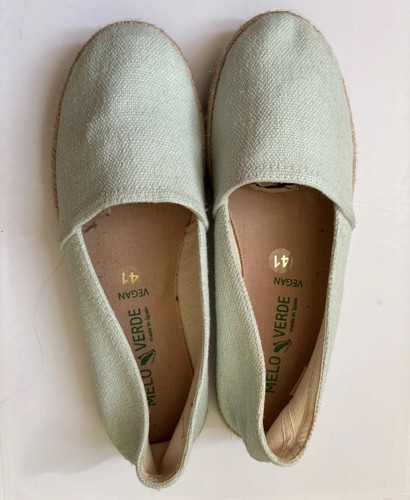 Grüne leinen slipper - grüne, leinen-slipper