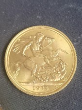 Goldmünze 1 Sovereign "Elisabeth II" Diadem 1974