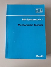 Mechanische Technik Grundnormen Taschenbuch DIN-Beuth-Taschenbuch 1 Deutsch
