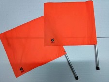 Schiedsrichter Referee Linienrichter Fahnen 2 Stück 