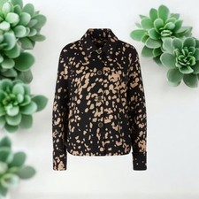 Marc Cain Hemdjacke Scuba-Jersey Schwarz/Beige N4/40