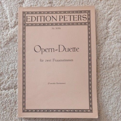 Opern duette für - duette,