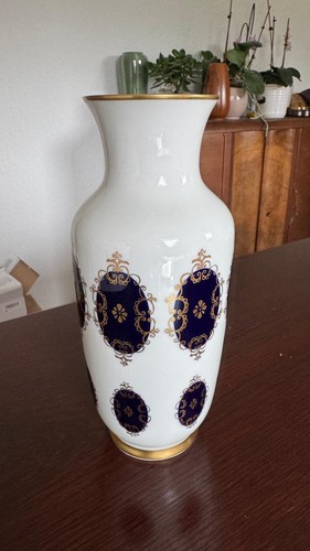 Volkstedter vase echt kobalt - volkstedter,
