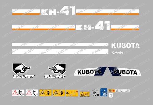 Kubota kh41 mini bagger - kh41,