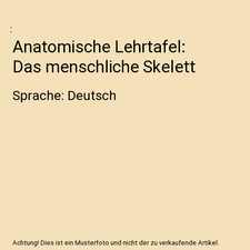 Anatomische Lehrtafel: Das