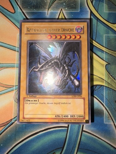 Rotäugiger schwarzer - yu-gi-oh,