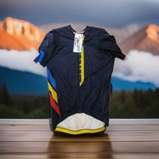 ACHTUNG KRAGEN Verfaerbung Profi Radsport Trikot Bioracer  XXL Herren Spitfire