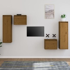 Schrank 4tlg massivholz - tv,