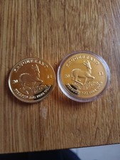 2 Krügerrand Münzen 1 Unze 2013 Keine Gebrauchsspuren Deko