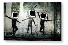 BANKSY ""TV KÖPFE""