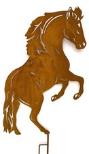 Edelrost Pferd Gartenfiguren