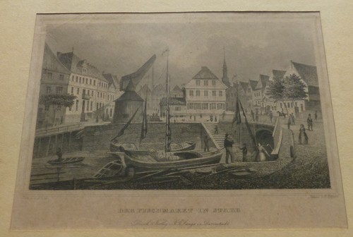 Der fischmarkt stade e - der, in