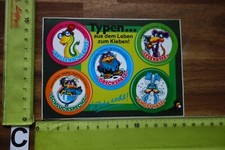 Alter Aufkleber Comic Spruch