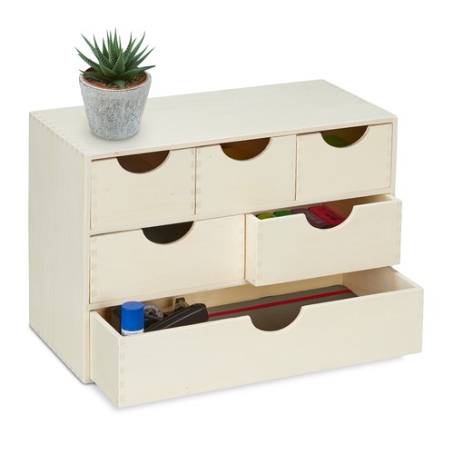 Schubladenbox holz