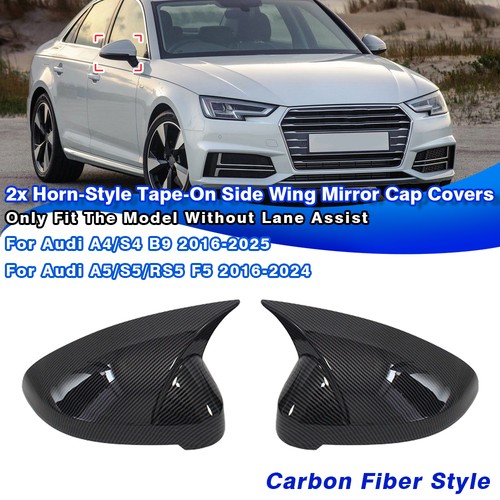 Carbon optik spiegelkappen - 2x,