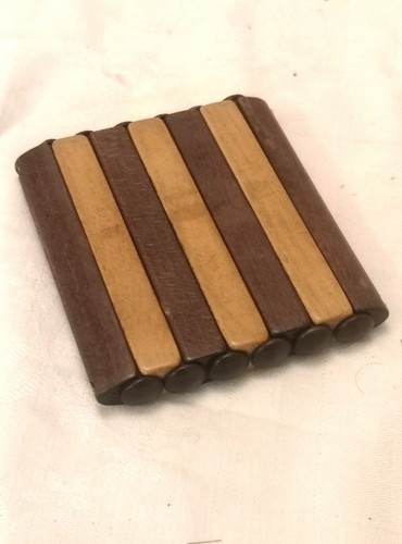 Ddr zigarettenspender aus holz - aus,