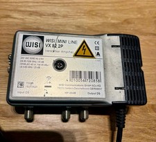 ⭐WISI Mini Line VX 82 2P Signalverstärker Kabelanschluss Amplifier Kabel MP-20dB