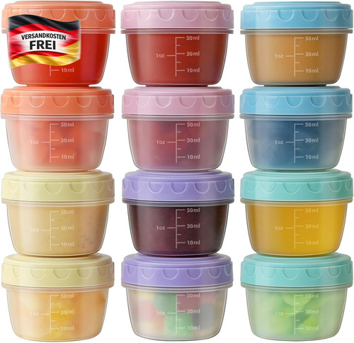 Kleine gefrierdosen 77ml - 77ml, mit