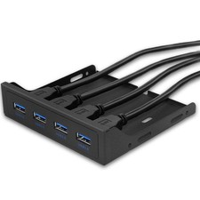 USB 3.0 4-Port-Frontpanel USB 3.0 3,5--Disketten-Frontpanel Interner Ha1558