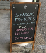 Robuste Holztafel, große