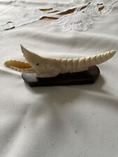 Krokodil auf Holz Figur